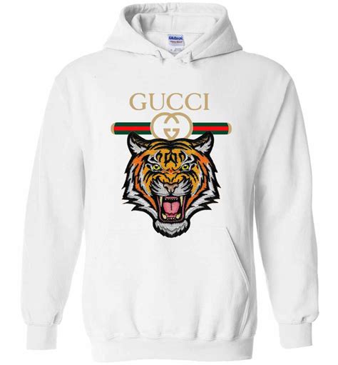 gucci double tiger hoodie